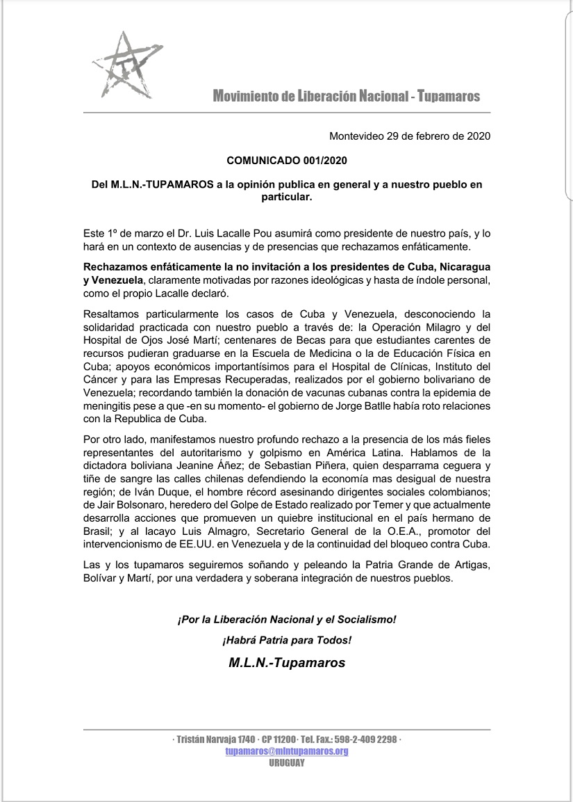 comunicado